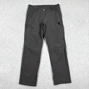 Mammut Pants Womens 10 Short SOFtech Cargo Outdoor Hiking Midweight Grey‎ Ski